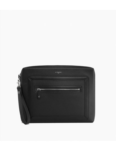 Pochette ordinateur 15" Max en cuir grainé