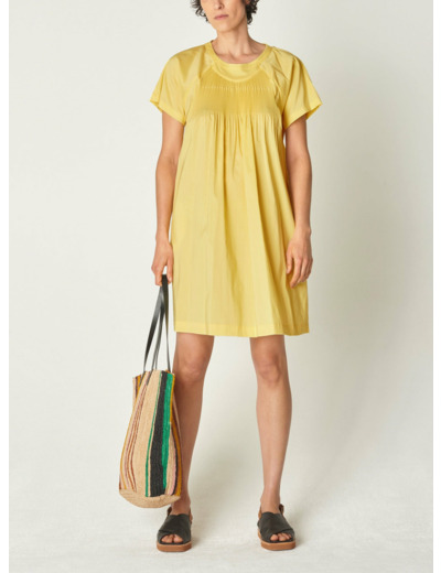 Robe mila poussin