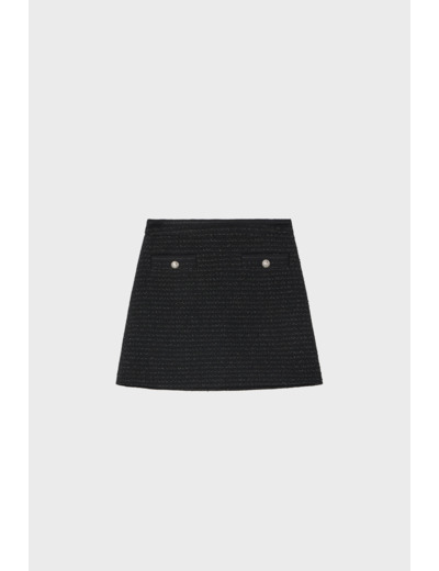 Jupe courte en tweed et lurex - CAMILLETTE