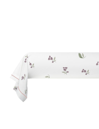 Taie de traversin Violette | Satin 120 fils | Tradition des Vosges