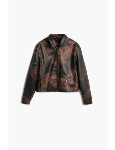 Veste En Similicuir – Femme