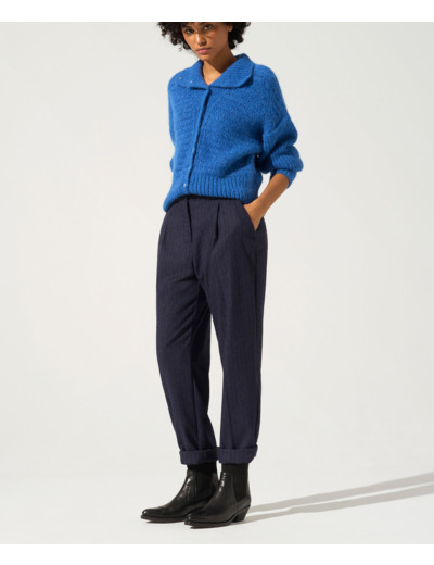 Pantalon droit marine