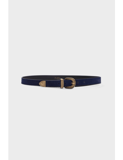 IVY - Ceinture en cuir velours