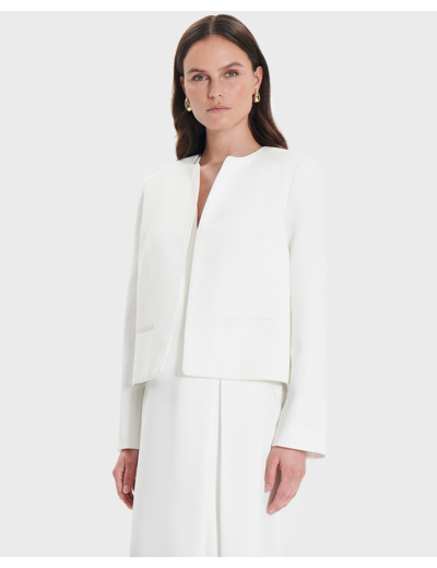 Veste Vincenzo Ecru en Polyester