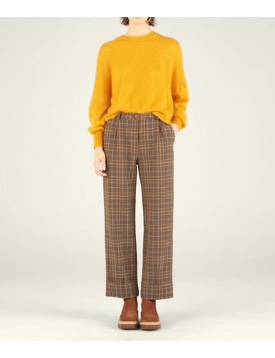 Pantalon droit miel
