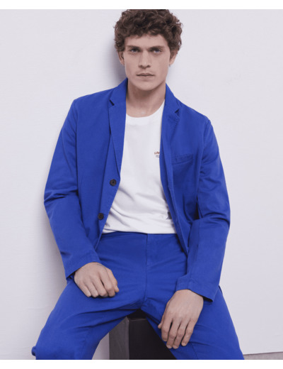 Veste Soft En Coton blue