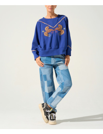 Sweat bleu roi
