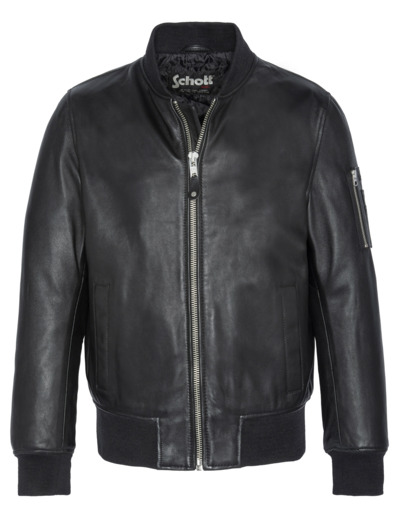 Bomber MA-1, cuir d'agneau