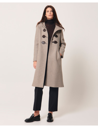 Manteau Misao Beige en Laine