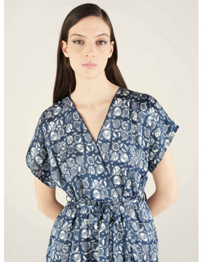 Robe maree bleue