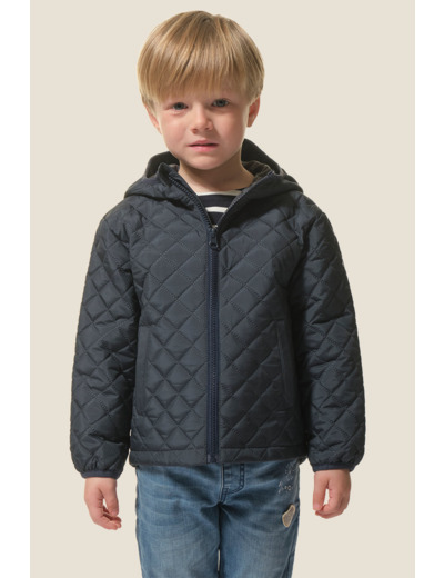 Manteau enfant mixte zippé à capuche Kimiko
