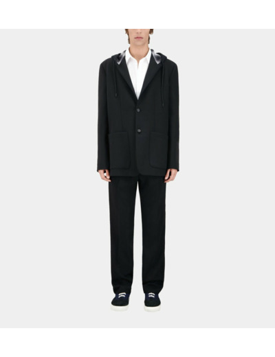 Veste Noire Avec Capuche black