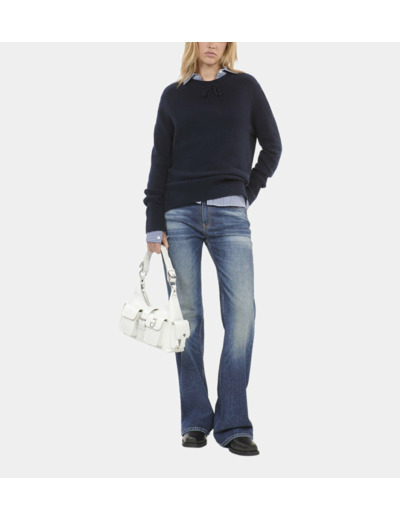 Pull En Cachemire Bleu Marine navy