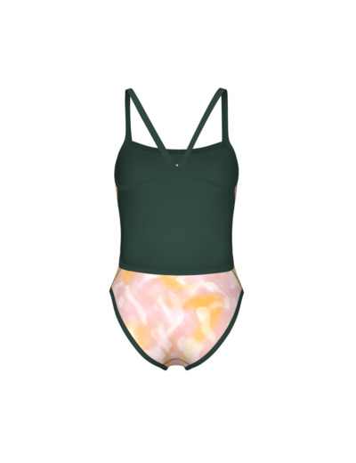 Maillot de bain arena Performance Allover Reversible Challenge Back pour femmes