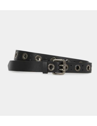 Ceinture En Cuir Noire black