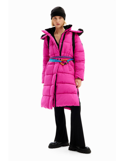 Manteau Long Matelassé