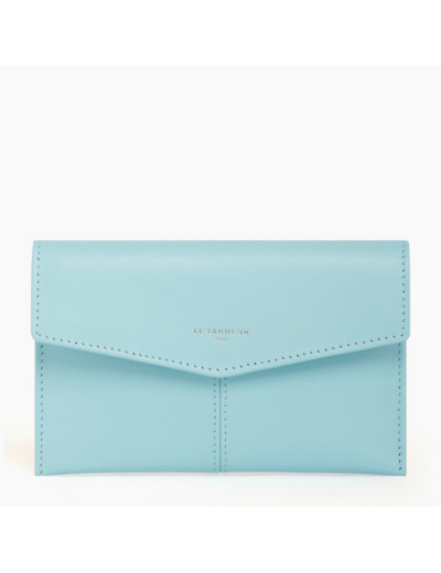 Pochette enveloppe moyen modèle Charlotte en cuir lisse