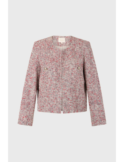 Veste en tweed multicolore - BELLIANE