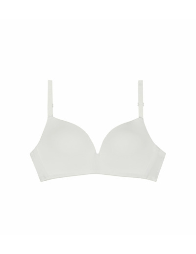 Soutien-gorge triangle Blanc à coques pour fille Dim Invisible