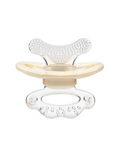 Anneau de dentition sucette étape 1 gencives Beige