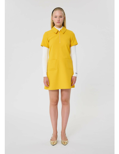 Robe Rubina Jaune Citron en Polyester