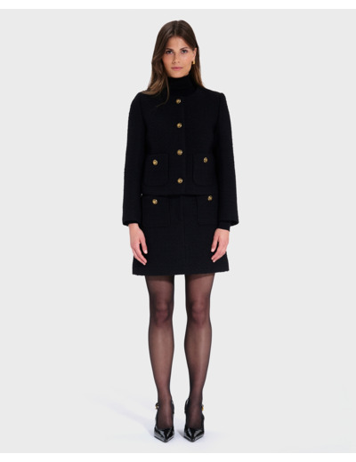 Veste Valse Noir en Coton