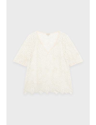 Top en broderie anglaise - UZELEE