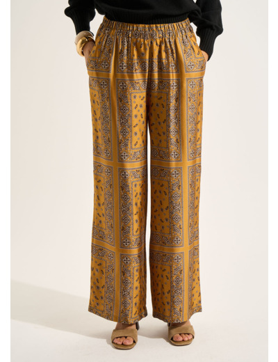 Pantalon fluide imprimé