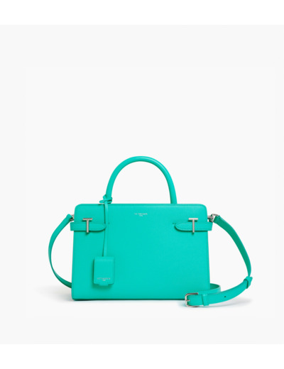 Sac à main moyen modèle Emilie en cuir signature T