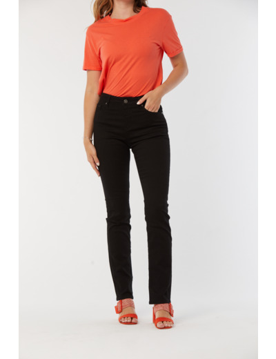 Denim straight fit, coupe droite, taille haute gamme ECO