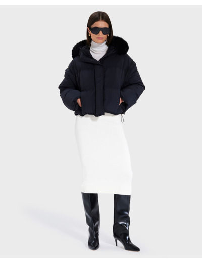 Doudoune Denitsa Noir en Polyester