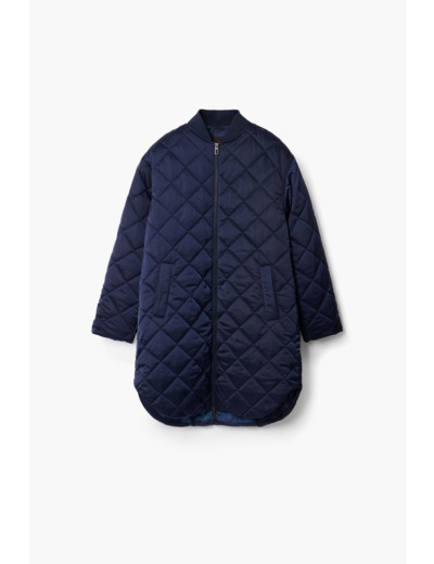 Padded Long Overcoat