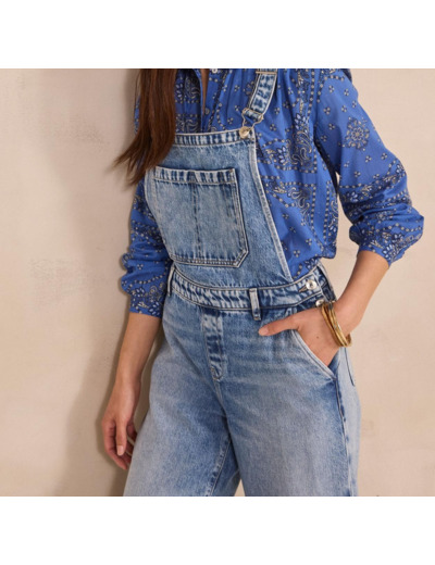 Salopette en denim RAPHAELLE