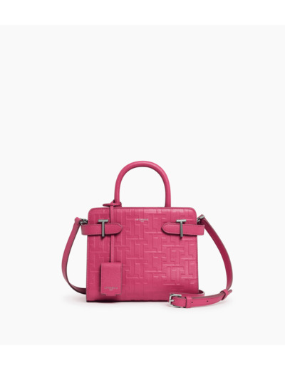 Petit sac à main Emilie en cuir embossé T