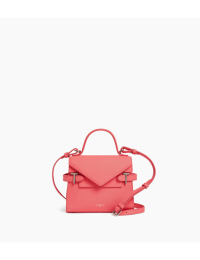Petit sac à main double rabat Emilie en cuir signature T