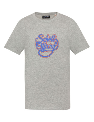 T-shirt imprimé Schott Official vintage enfant