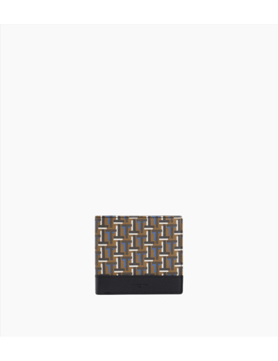 Porte cartes horizontal moyen modèle Emile en toile monogramme