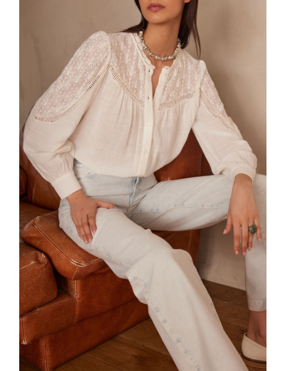 Blouse PREPPY en 100% coton