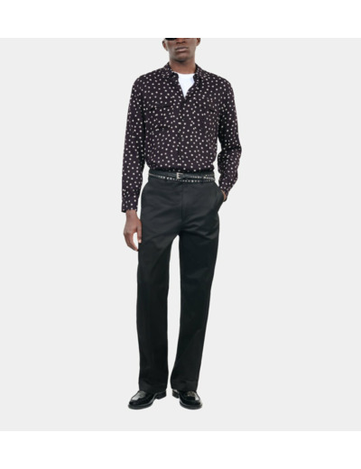 Chemise Imprimée Étoiles black white