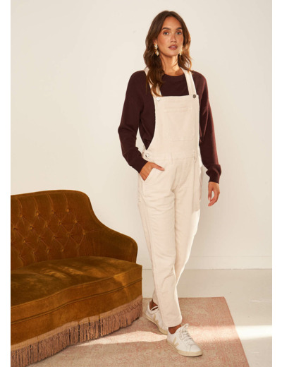 Salopette en velours côtelé