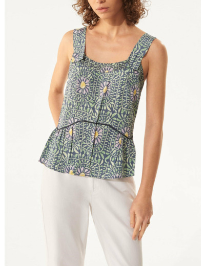 Debardeur marguerite denim