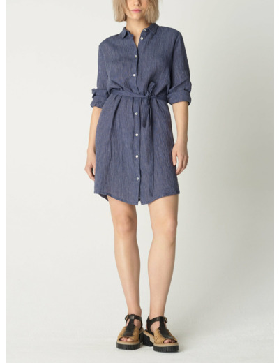 Robe deny denim brut