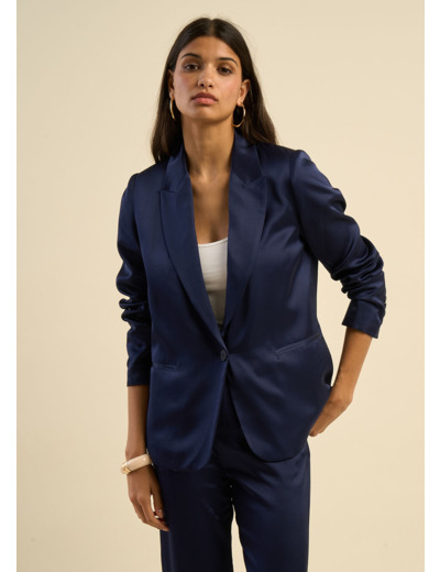 Veste de tailleur satinée