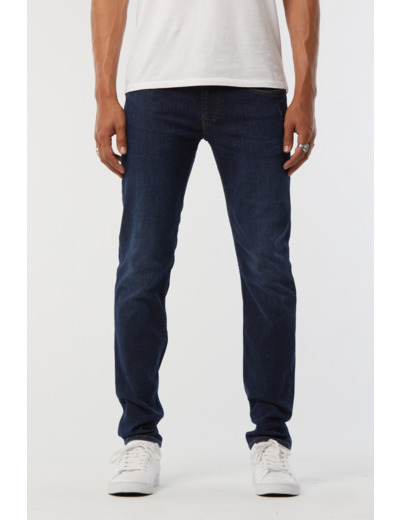 Denim slim fit, jambe ajustée, taille medium