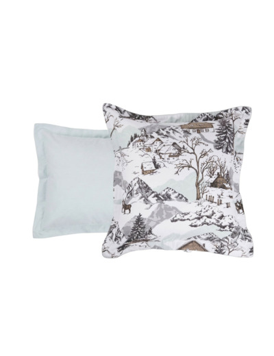 Taie d'oreiller Montagne | Flanelle | Tradition des Vosges