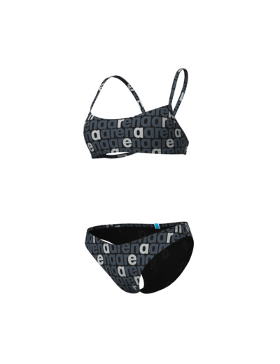 Maillot de bain 2 pièces bandeau arena Logotype pour femmes