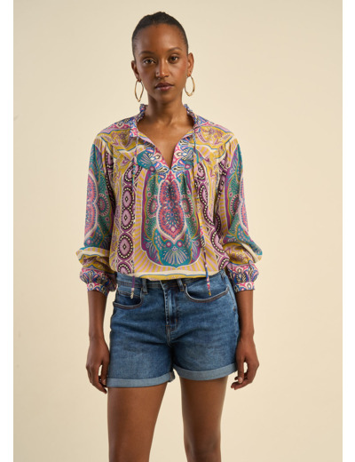 Blouse imprimé foulard