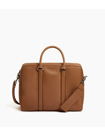 Porte documents 15" Charles en cuir grainé petit modèle