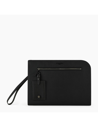 Pochette 13 Emile en cuir monogramme