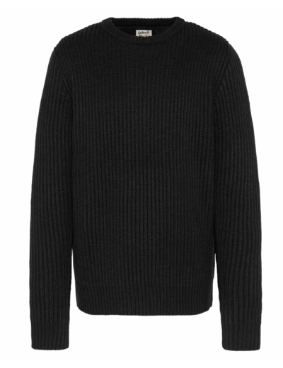 Pull col rond en maille côtelée PLGUNBUS SCHOTT